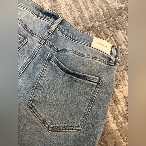 Express Straight Ankle High Rise Jean - Picture 7 of 8